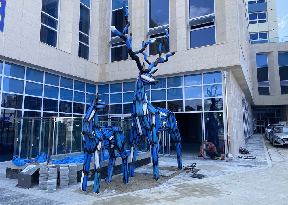 [코람코자산신탁] 블루핀 오피스텔 건축물 미술작품